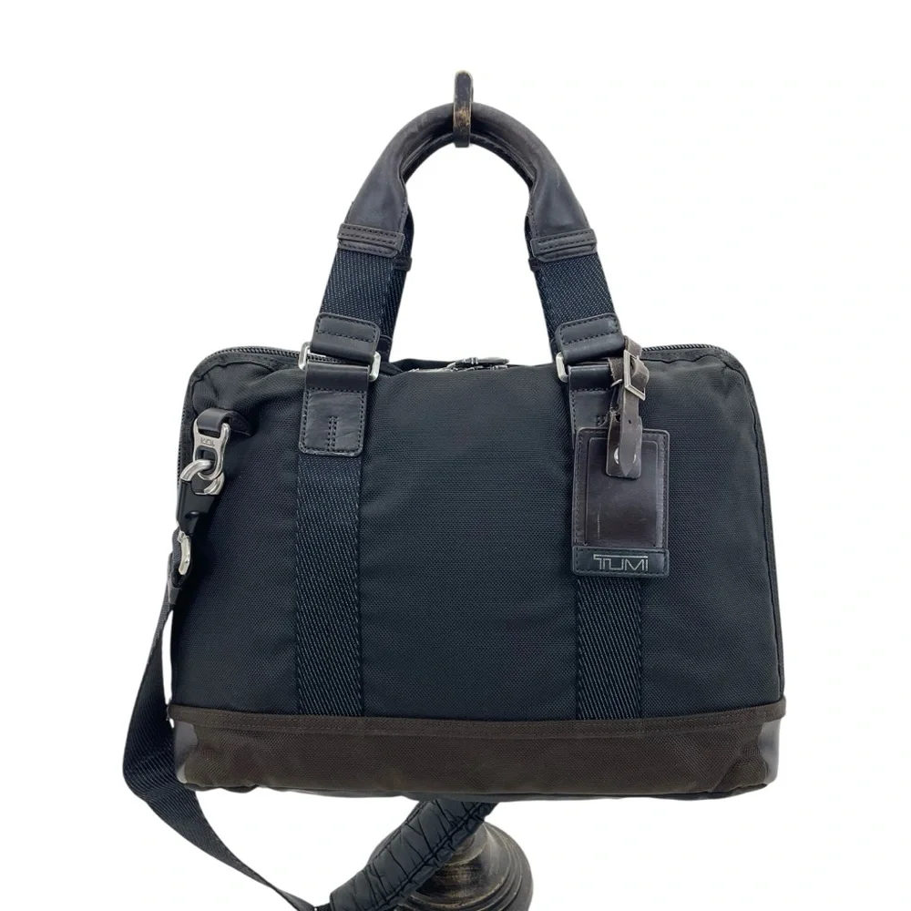 Tumi Organizer Brief Portfolio Brown - Picture 6 of 16